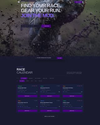 Cross Country Leagues Professional Website Template