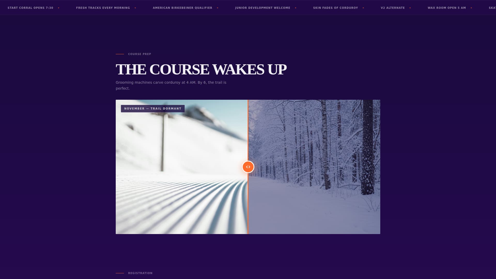 Terrain — Performance Trail Running Landing Page Template