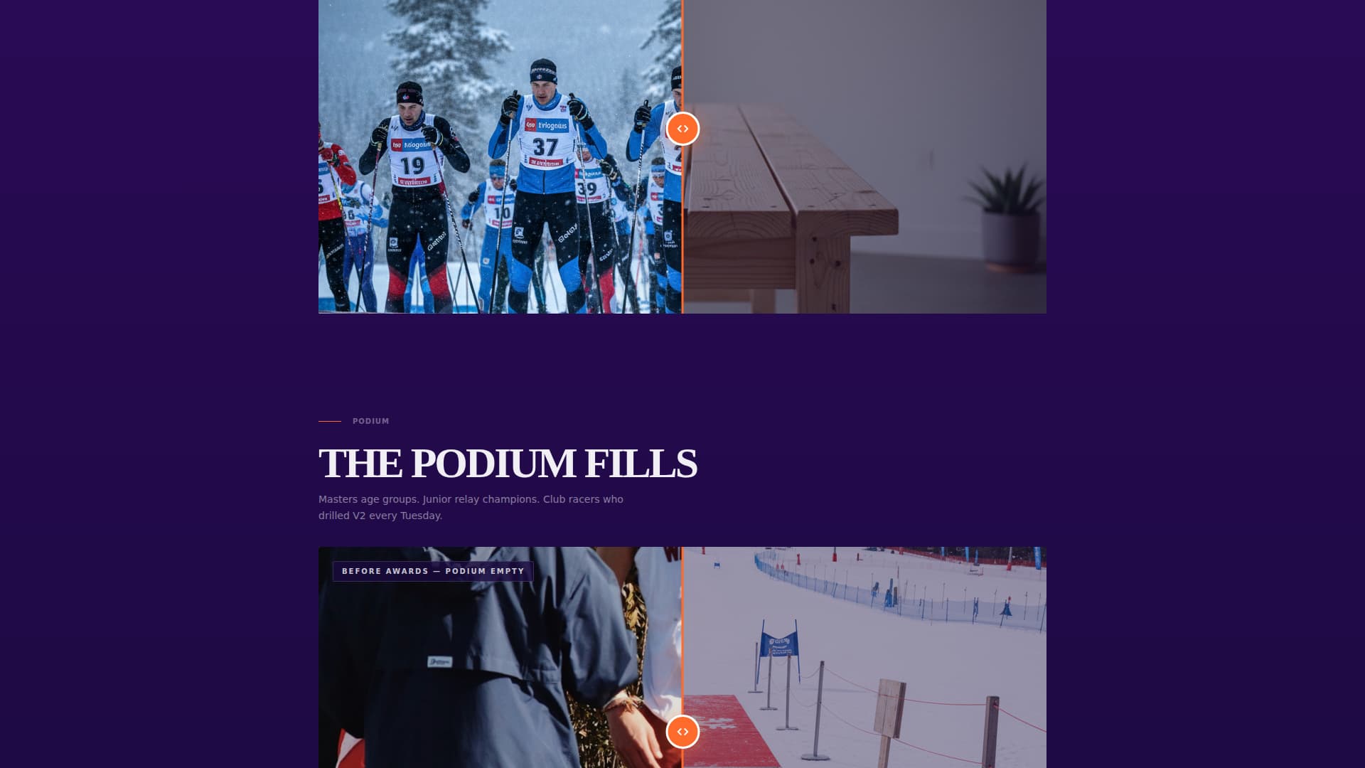 Terrain — Performance Trail Running Landing Page Template
