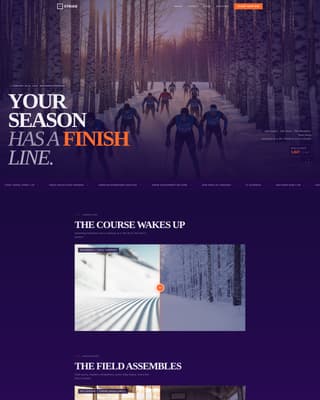 Terrain — Performance Trail Running Landing Page Template
