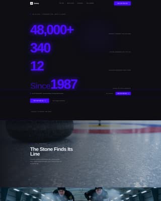 Skating & Winter Sports Professional Website Template