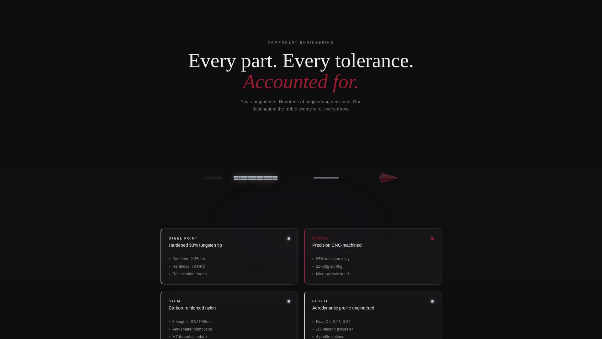 Darts Professional Website Template
