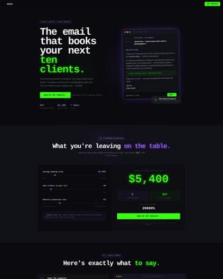 Refer - Electric Photography Landing Page Template