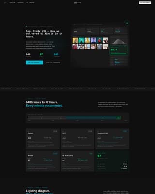 Photography Studio Technical Case Study Website Template