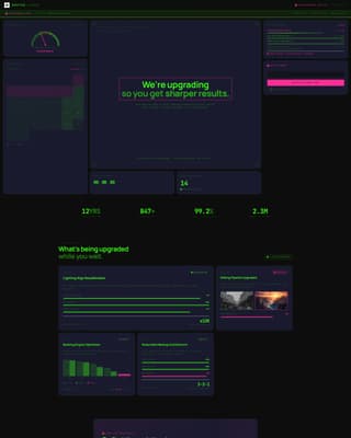 Photography Studio Site Maintenance Live Status Website Template