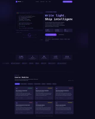 Photon - Luminous Photonics Landing Page Template