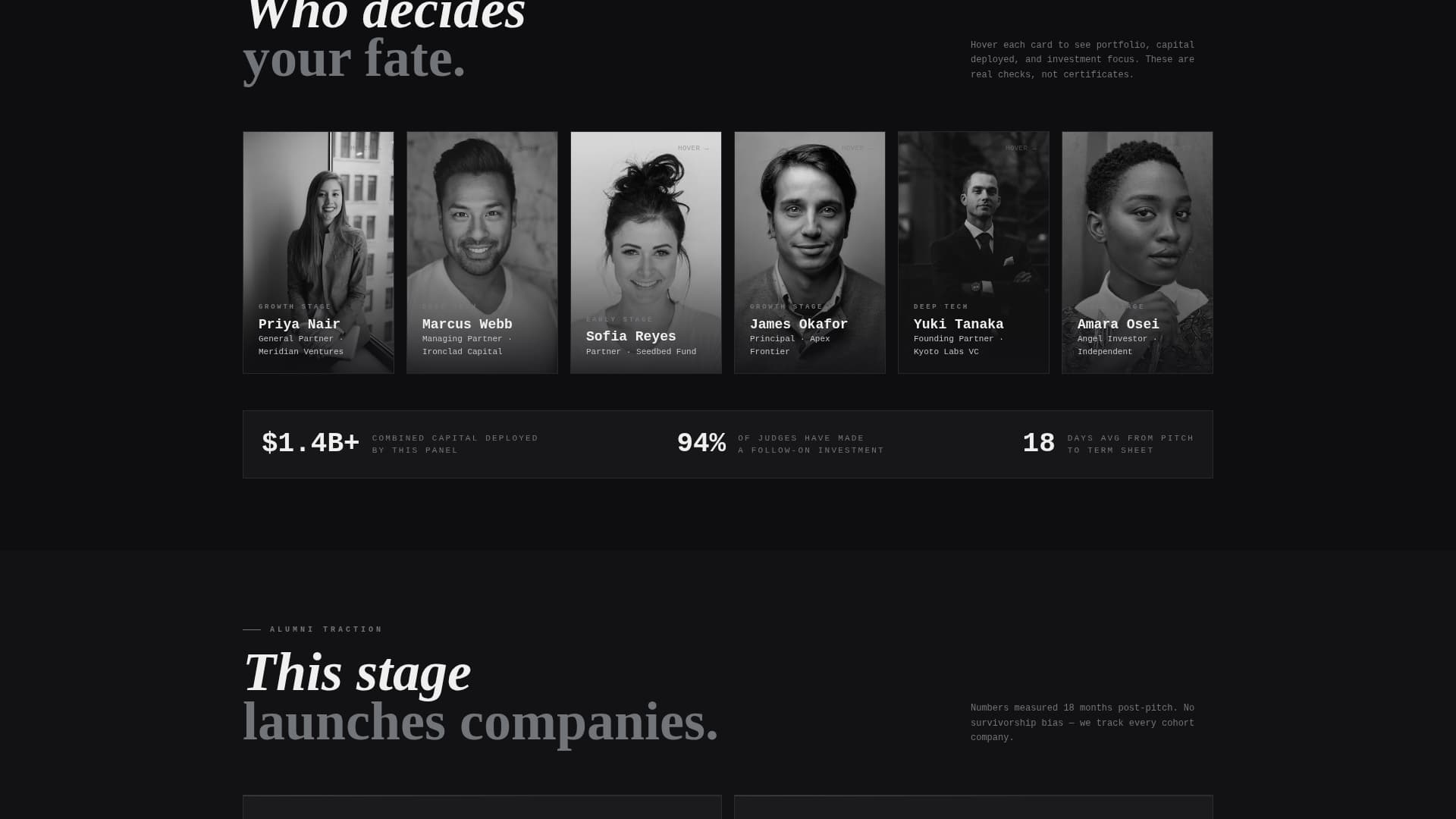 Pitcharena - High Stakes Startup Landing Page Template