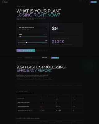 Resin - Powerful Plastics Landing Page Template