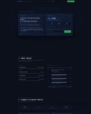 Scaffold - Powerful Platform Engineering Landing Page Template