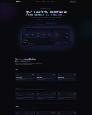 Infra - Powerful Platform Engineering Landing Page Template
