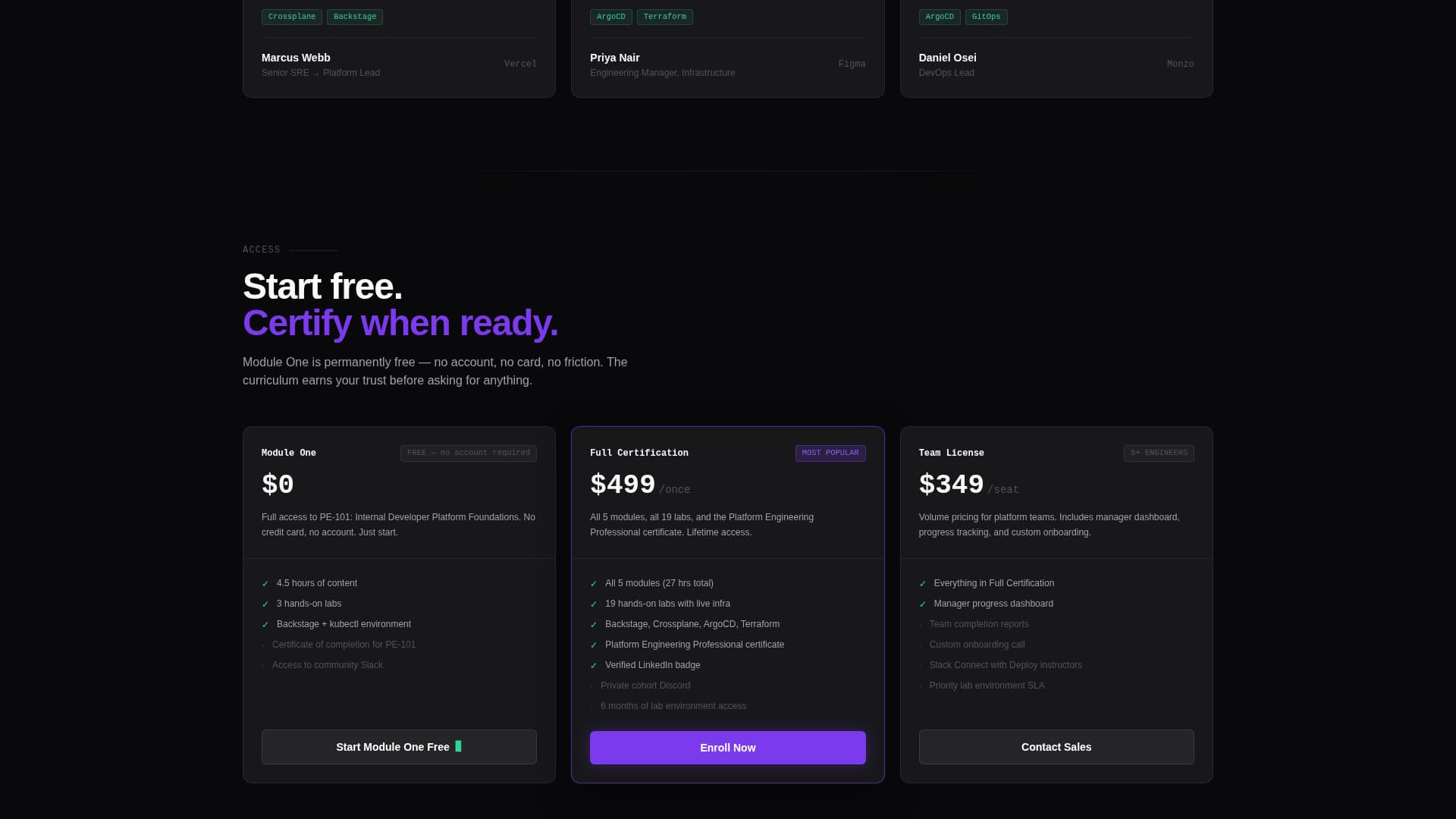 Deploy - Elite Platform Engineering Landing Page Template