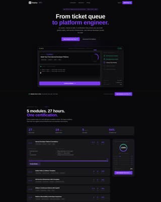 Deploy - Elite Platform Engineering Landing Page Template