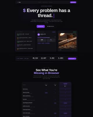 Flux - Powerful Plumbing Forum Landing Page Template