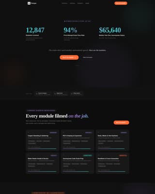 Torque - Powerful Plumbing Landing Page Template