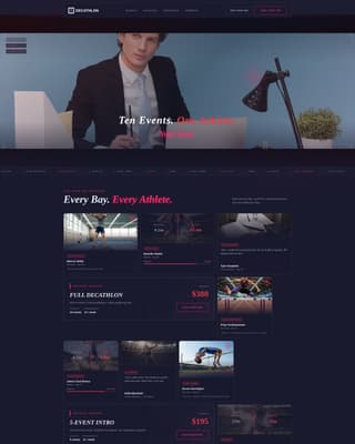 Decathlon Pricing Website Template
