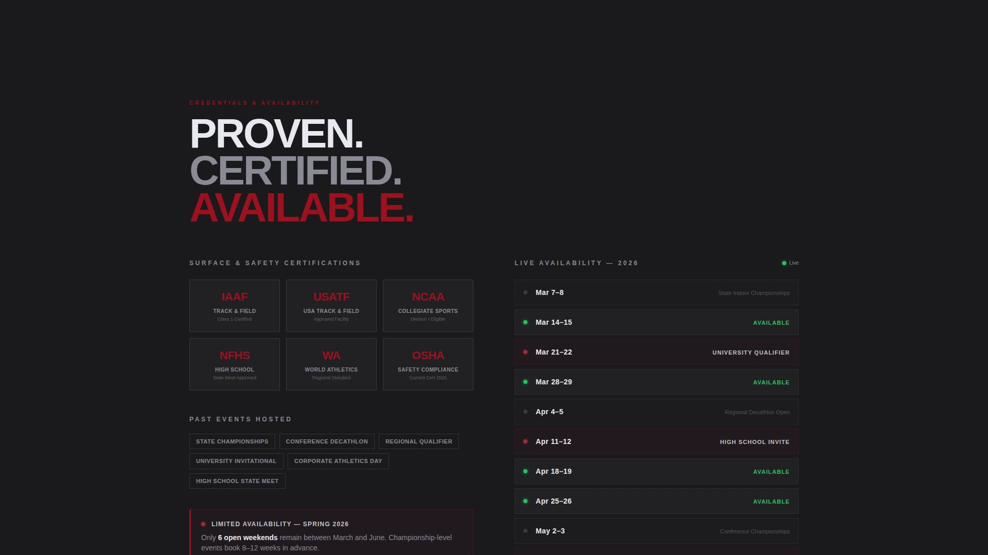 Arena - Highimpact Decathlon Landing Page Template
