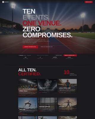 Arena - Highimpact Decathlon Landing Page Template