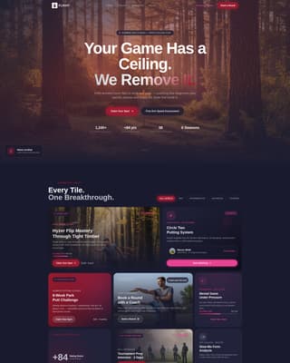 Basket — Dynamic Disc Golf Tournament Landing Page Template