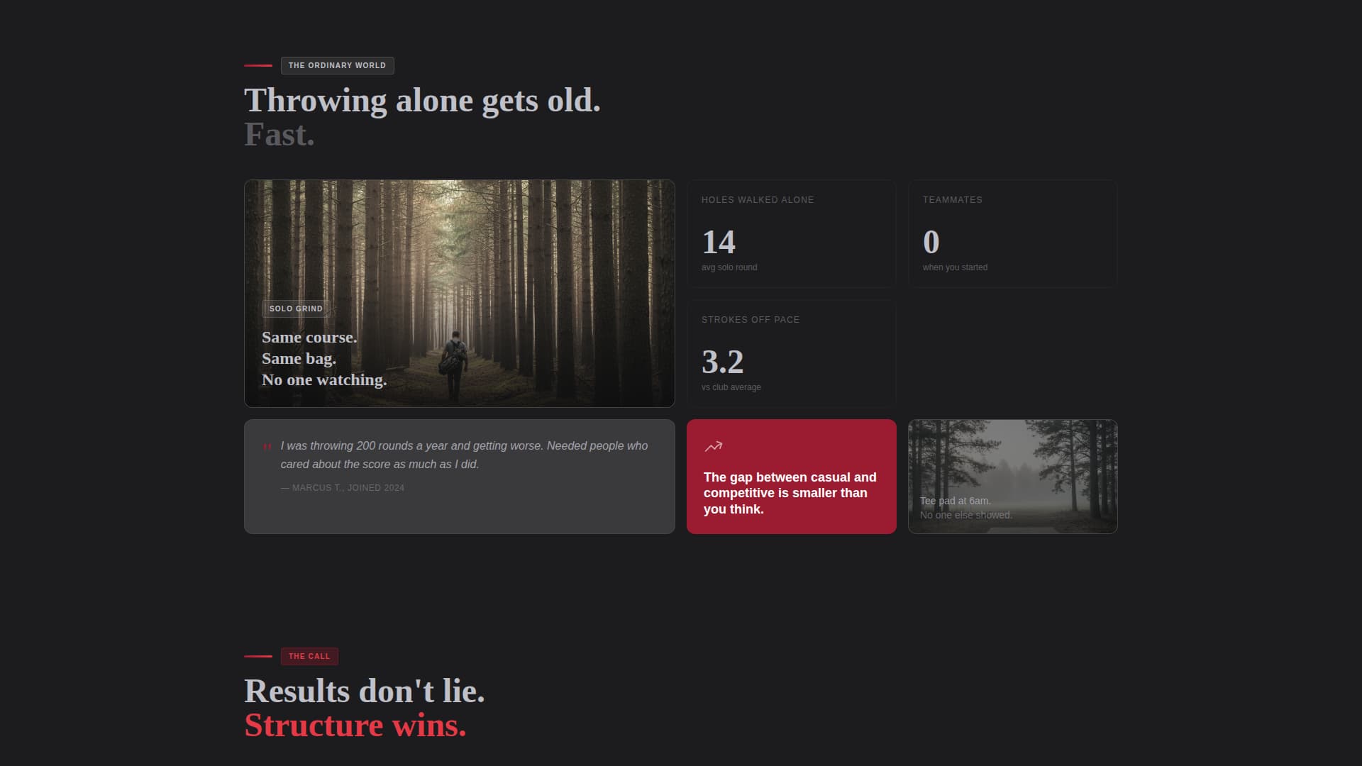Disc Golf Reviews Website Template