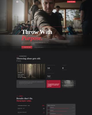 Disc Golf Reviews Website Template
