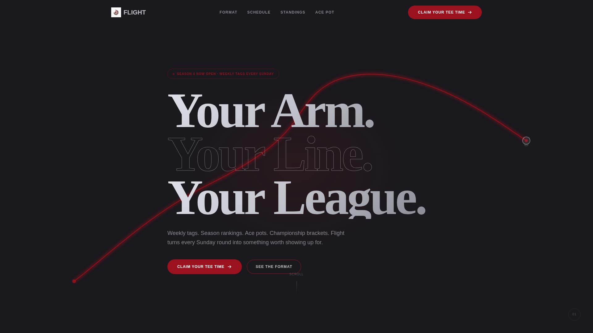 Disc Golf Specialist Professional Website Template