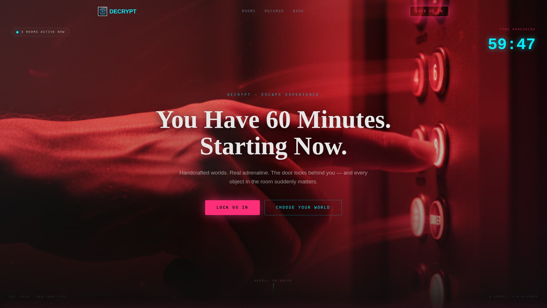 Bowling & Entertainment Center Booking Website Template