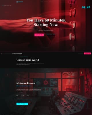 Bowling & Entertainment Center Booking Website Template