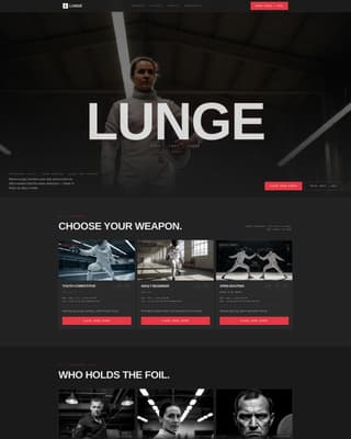 Fencing Booking Website Template