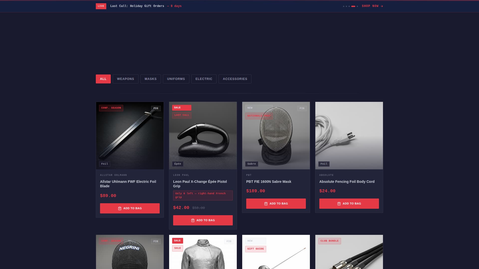 Fencing Specialist Professional Website Template
