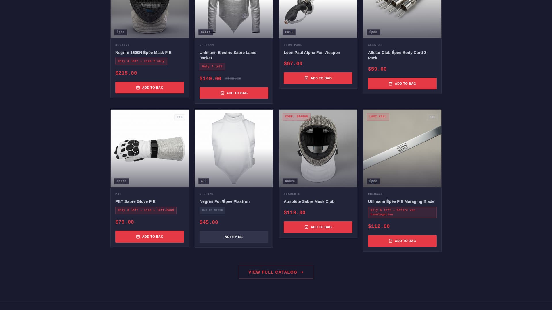 Fencing Specialist Professional Website Template