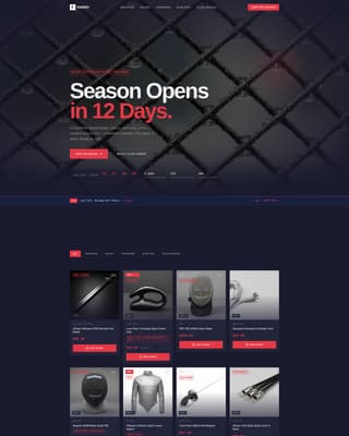 Fencing Specialist Professional Website Template