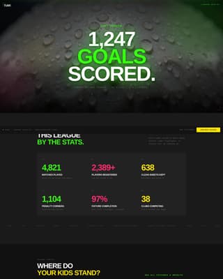 Field Hockey Leagues Specialist Professional Website Template