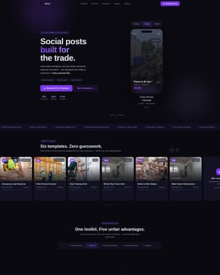 Flow — Expert Plumbing Contractor Landing Page Template
