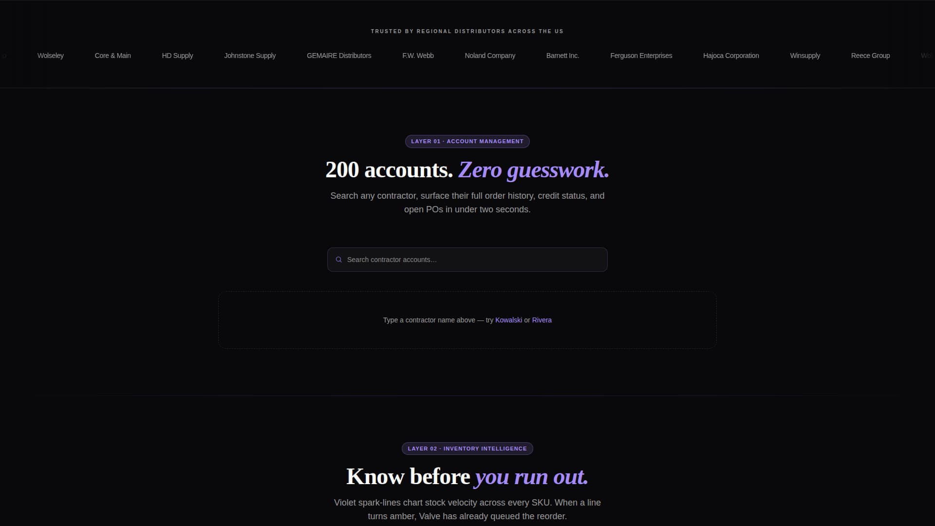 Plumbing Wholesale Vertical SaaS Reviews Website Template