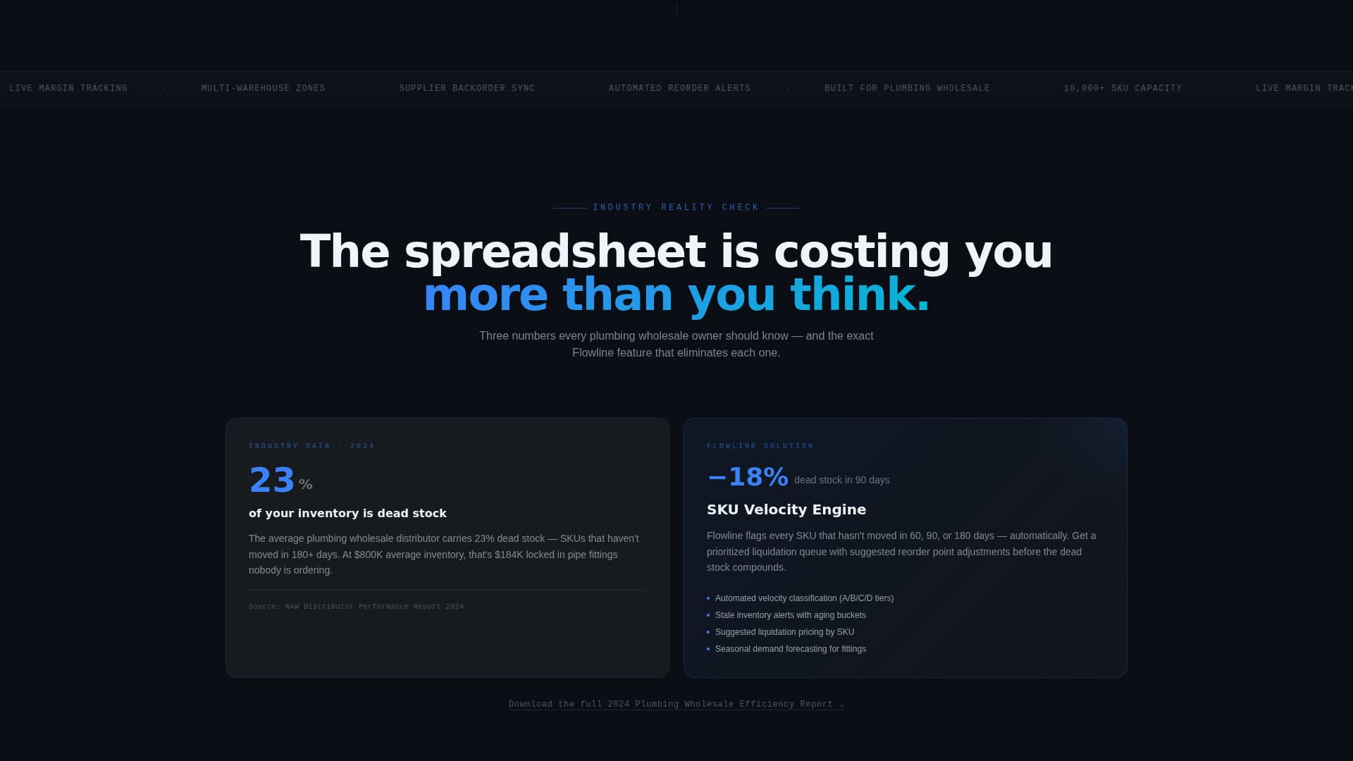 Flowline - Powerful Wholesale Landing Page Template