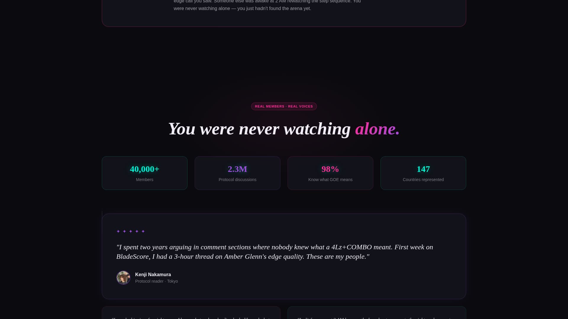 Loop — Thrilling Figure Skating Competition Landing Page Template