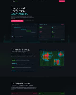 Port & Terminal Vertical SaaS Directory Website Template