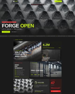Sports Equipment Brand Professional Website Template