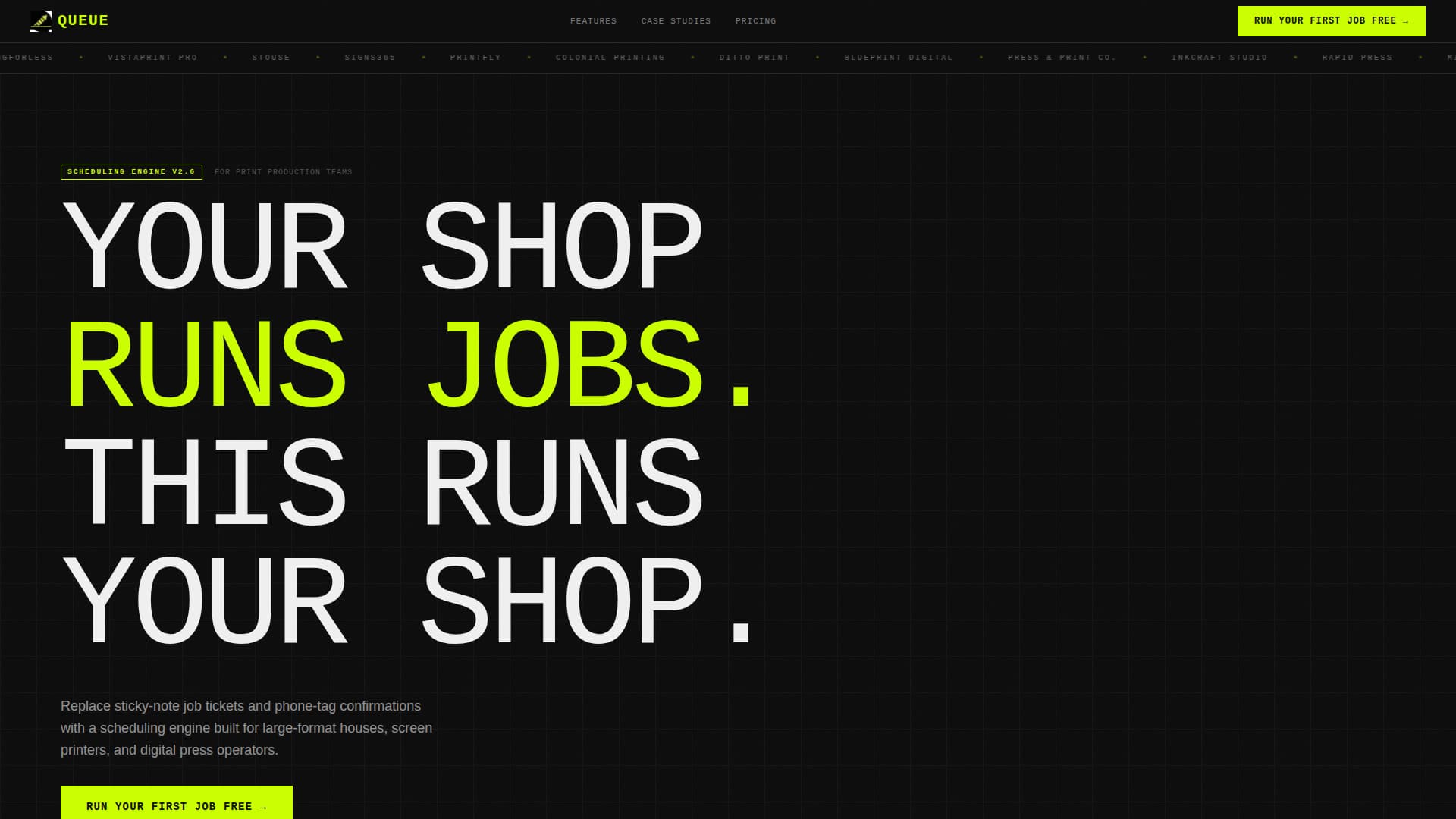 Spool — Efficient Print Production Landing Page Template