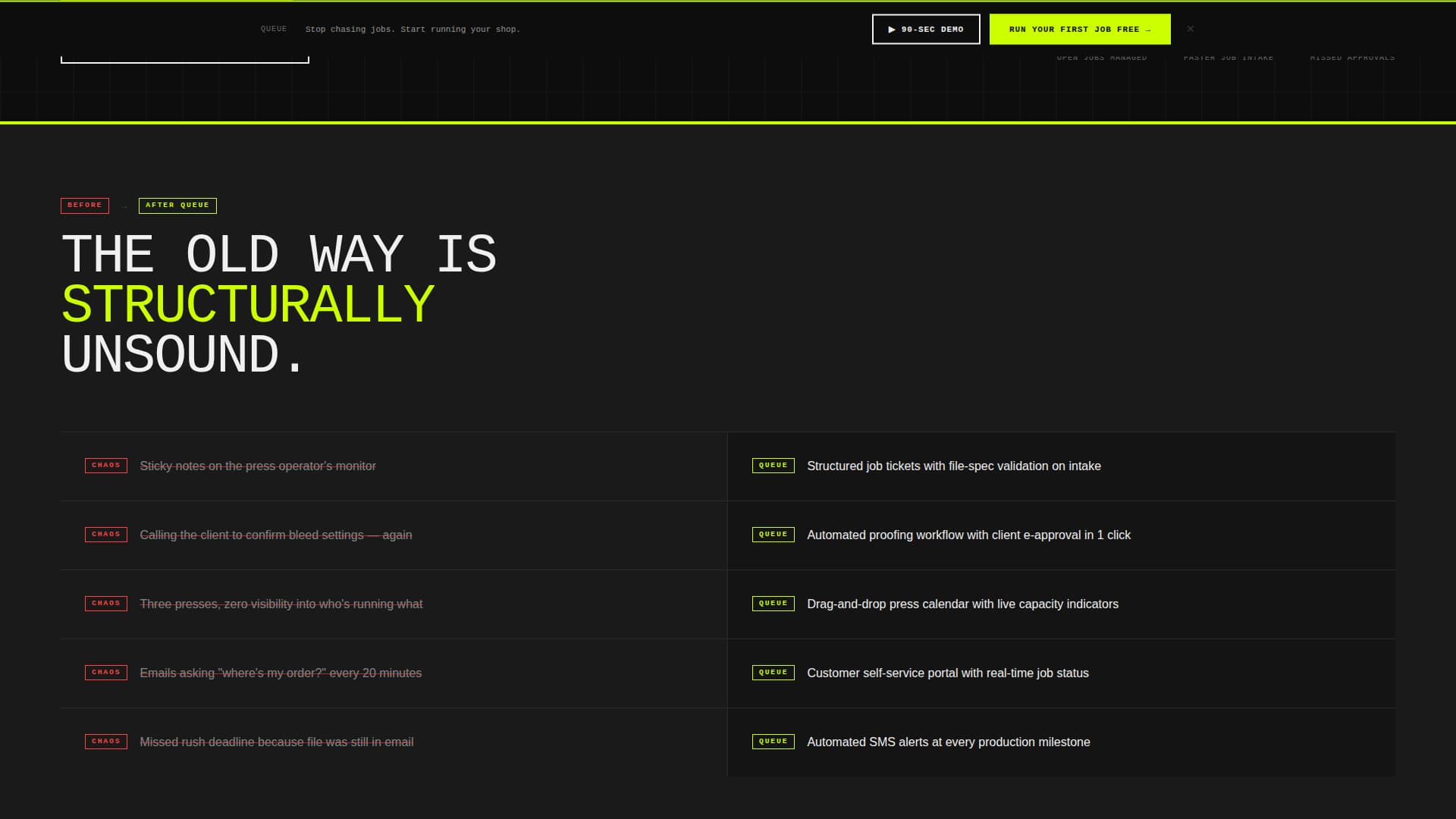 Spool — Efficient Print Production Landing Page Template