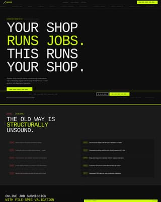 Spool — Efficient Print Production Landing Page Template