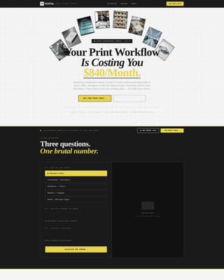 Portal - Powerful Printing Landing Page Template
