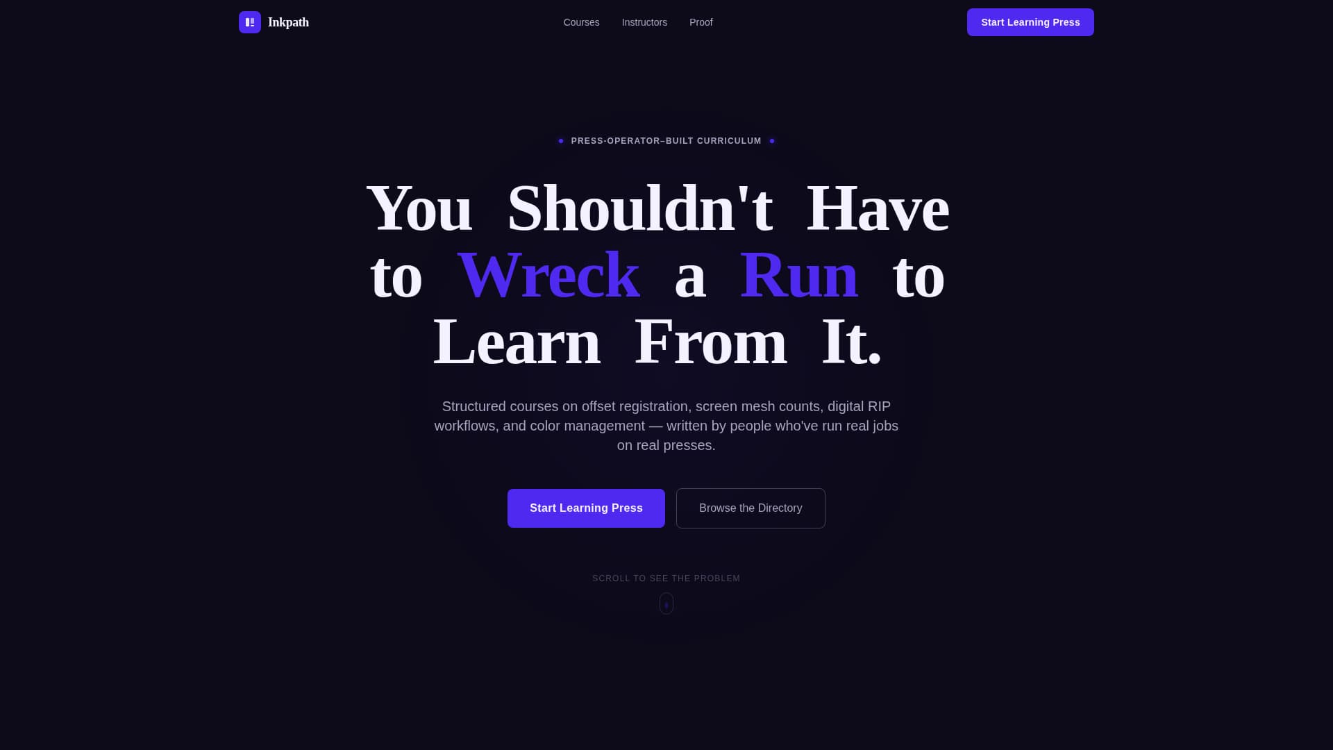 Printing Digital Presence Professional Website Template
