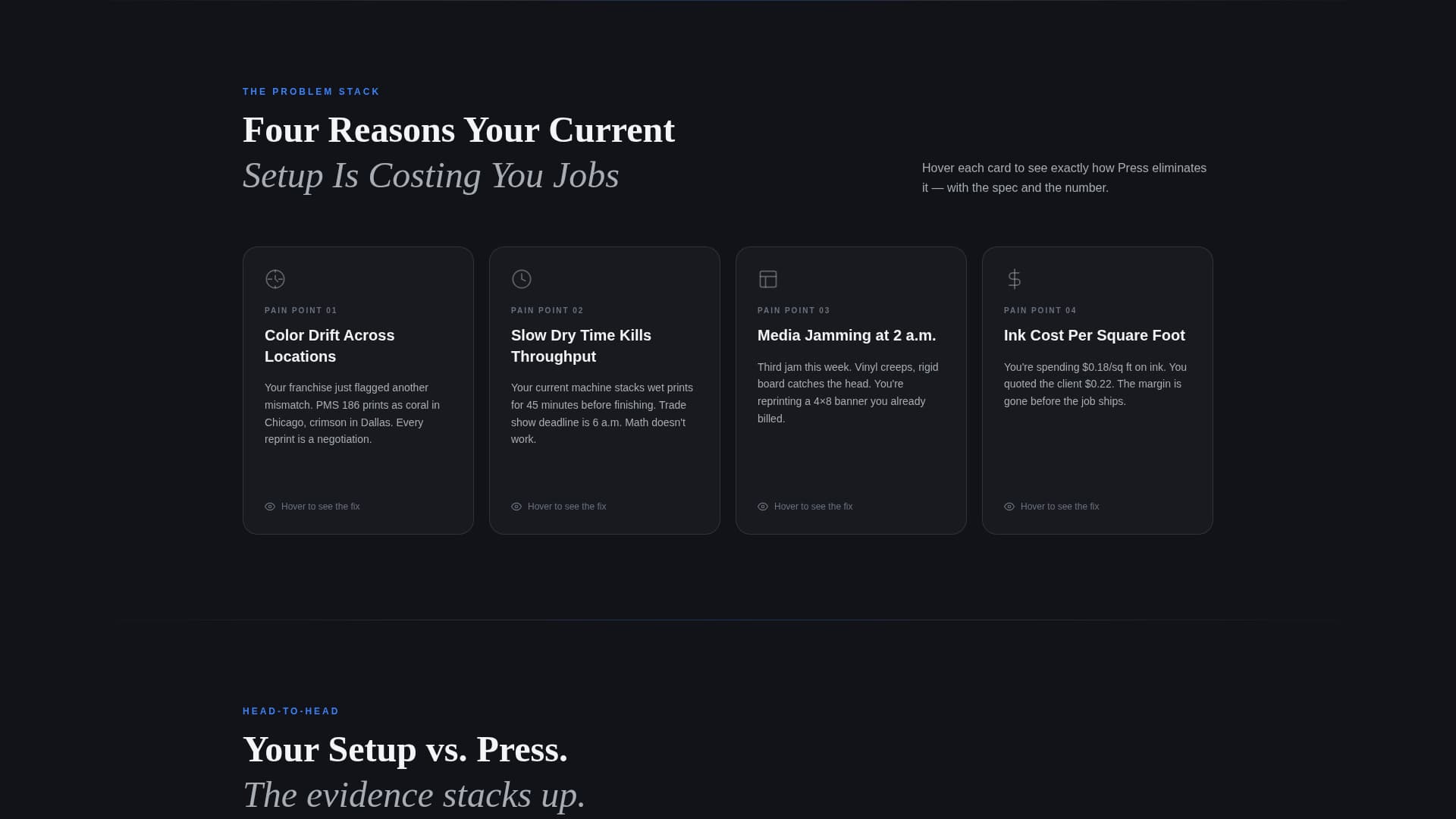 Imprint — Professional Print Shop Landing Page Template