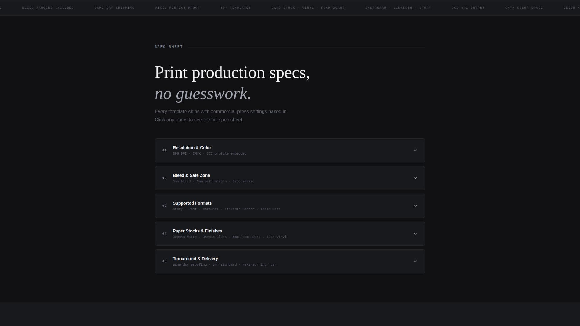 Press - Powerful Print Landing Page Template