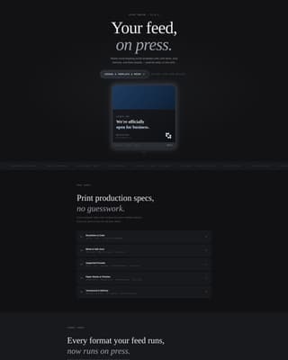 Press - Powerful Print Landing Page Template