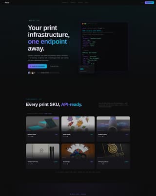 Press - Instant Printing Landing Page Template