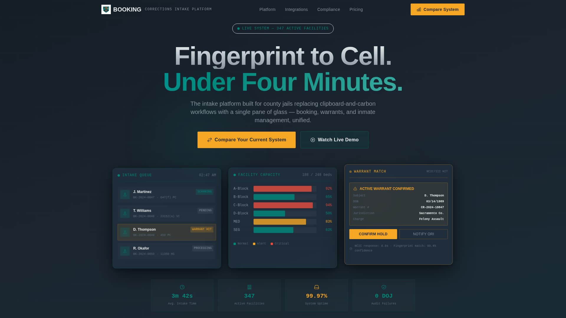 Booking - Powerful Corrections Landing Page Template