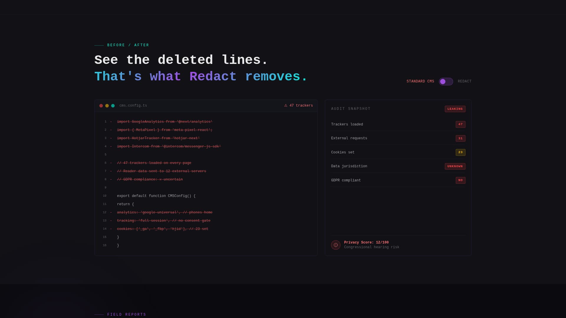 Privacy-First Enterprise Software Privacy Policy Website Template