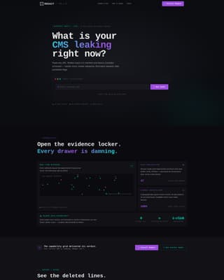 Privacy-First Enterprise Software Privacy Policy Website Template